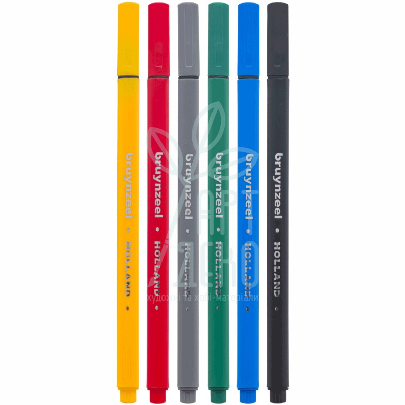 Набір лайнерів Fineliners Basic, 6 кол., Bruynzeel