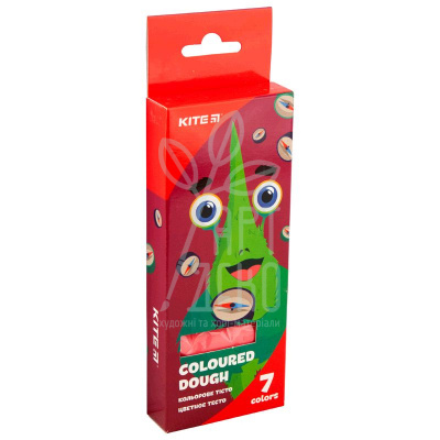 Набір тіста для ліплення Jolliers, 20 г, 7 кол, Kite