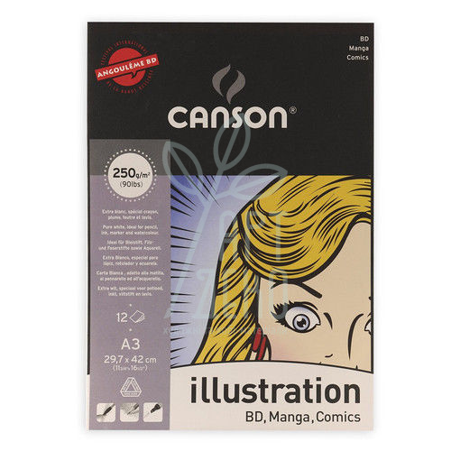Альбом для маркерів Illustration, 250 г/м2, 12 л., Canson