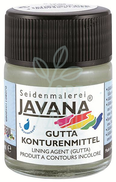 Контур-резерв для тканини змивний на водній основі Javana Gutta, безбарвний, 50 мл, Kreul