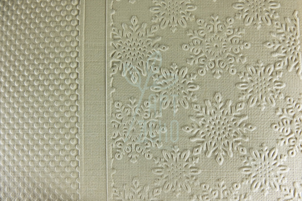 Заготовка для листівок "Сніжинки та крапки", бежевий, 15х15 см, Україна