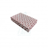 Коробка подарункова, гофрокартон "Серця в колі", 24х15,8х5 см, Україна