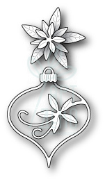 Набір ножів для скрапбукінгу Fanciful Poinsettia Ornament craft dies, 5 шт, Memory Box