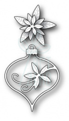 Набір ножів для скрапбукінгу Fanciful Poinsettia Ornament craft dies, 5 шт, Memory Box Набір ножів для скрапбукінгу Fanciful Poinsettia Ornament craft dies, 5 шт, Memory Box
