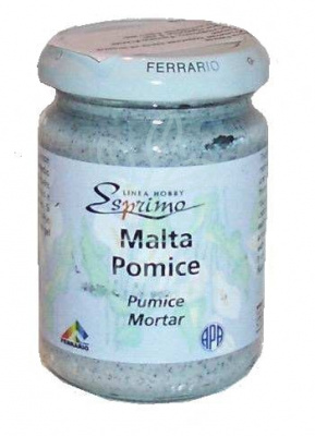 Паста текстурна пемза Malta Pumice, Acrylic mortar, 300 мл, Ferrario
