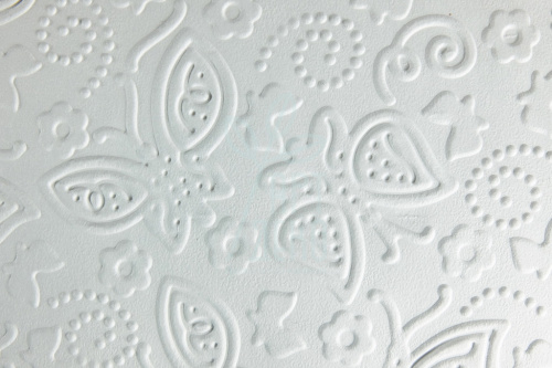 Папір текстурований, тиснений "Метелики 2", білий, 11х15 см, Україна