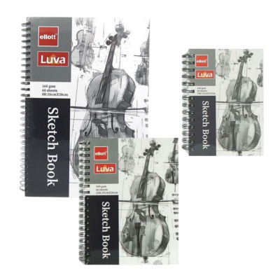 Альбом для ескізів Sketch Book Ellot, спіраль, 160 г/м2, 60 л., Josef Otten