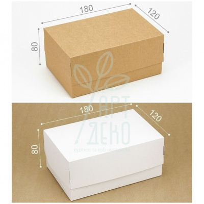 Коробка декоративна "Міні кейк", 18х12х8 см, Україна