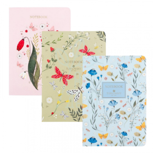 Книга записна TR Secret Garden, клітинка, А5 (14,8х21 см), 80 л., Axent