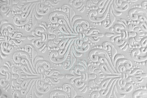 Папір текстурований, тиснений "Орнамент 7", білий, 13х18 см, Україна
