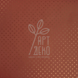 Крафт-папір з тисненням "Червоний горошок", 30х30 см, Фабрика Декору