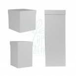 Коробка декоративна, біла, 14х14 см, Україна