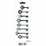 Трафарет, серія MU Mix Media Stensil, MU-61, 15х25 см, Cadence