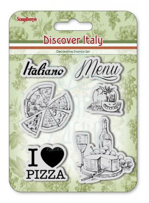 Набір штампів силіконових "Discover Italy", 10,5х10,5 см, Scrapberry's