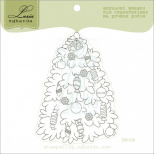 Штамп силіконовий "Новорічна ялинка", Україна