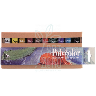 Набір акрилових фарб Polycolor, 10х20 мл, Maimeri