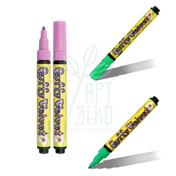 Маркер для тканини об'ємний Puffy Velvet, 2-3 мм, Marvy