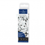 Набір ручок капілярних PITT Artist Pens "Manga", 4 шт, Faber-Castell