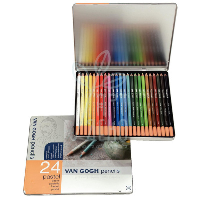 Набір олівців пастельних Van Gogh, 24  шт, Royal Talens