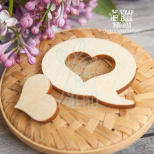 Чипборд "Бабл з сердечком", Скрапбокс