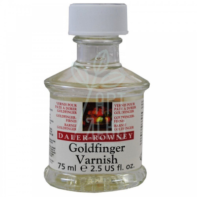 Лак Goldfinger, для покриття багетної пасти, 75 мл, Daler-Rowney