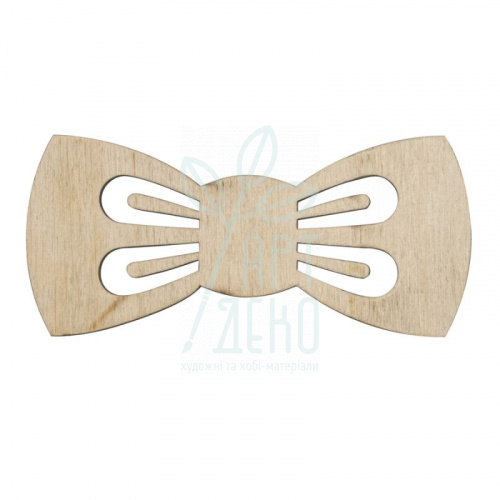 Набір заготовок "Краватка Бант 2", фанера, 11х5 см, 5 шт., ROSA Talent