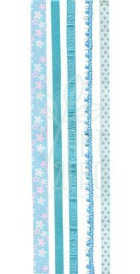 Набір стрічок з тканини самоклеючих, 30,5 см, 5 шт, ROSA Talent