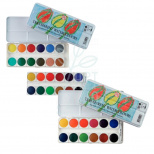 Набір акварельних фарб Talens, в металевому пеналі, кювети, Royal Talens