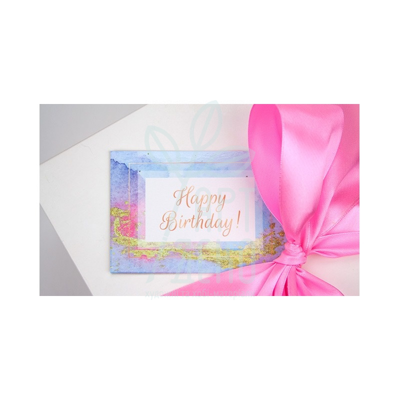 Гіфтик листівка, 9,5х6,5 см, 260 г/м2, Україна