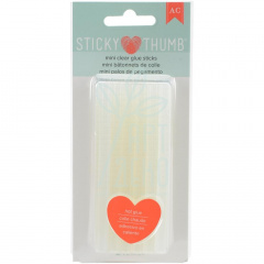Клей силіконовий для гарячого пістолета Mini Glue Sticks 24 шт., American Crafts