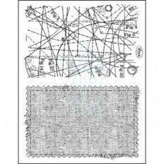Штамп силіконовий "Розкрій тканини", 14x18 см, Viva Decor
