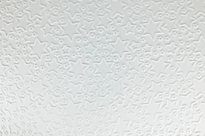 Папір текстурований тиснений "Зірки", білий, 21х30 см, Україна