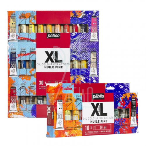 Набір олійних фарб XL Fine Oil, 20 мл, + пензель, Pebeo