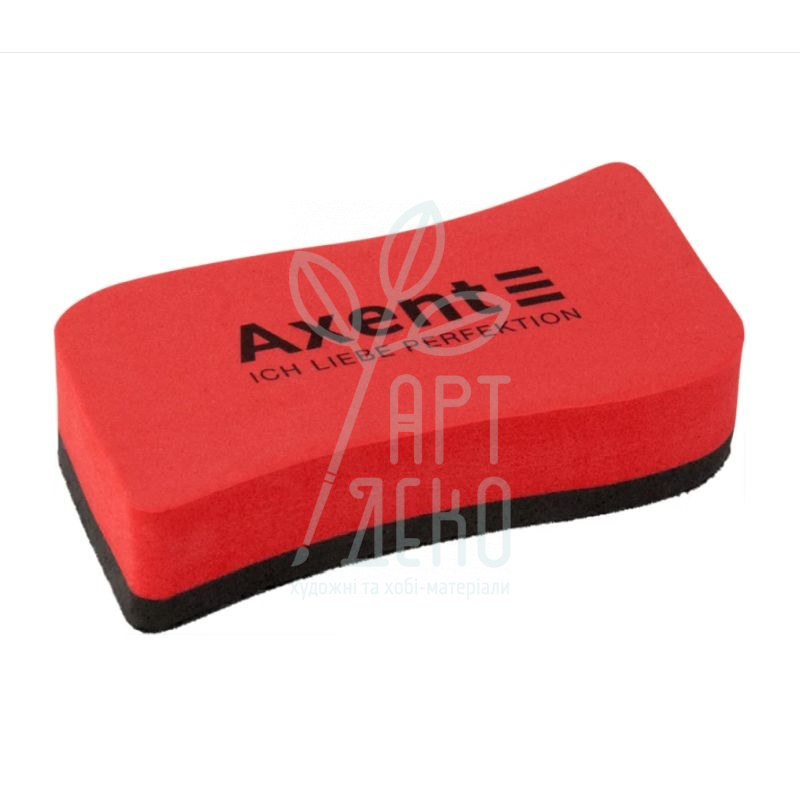 Губка магнітна для дошок Wave, червона, Axent
