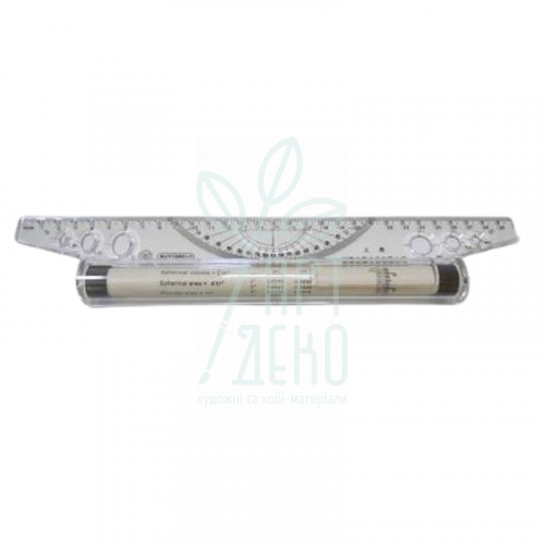 Рейсшина пластикова роликова, 30 см, Китай