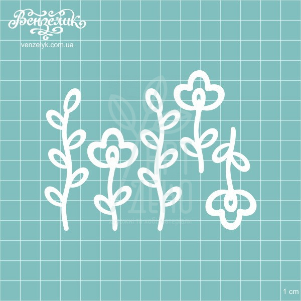 Набір чипбордів "Флора 08", Вензелик