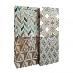 Пакет подарунковий "Блискуча абстракція", 18х23х8 см, Україна 