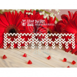 Чипборд - бордюр "В'язаний", Скрапбокс