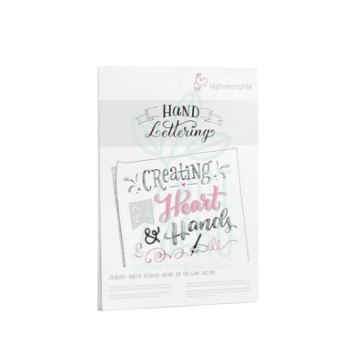 Склейка для каліграфії та леттерінгу Hand Lettering, А5 (14,8х21 см), 170 г/м2, 25 л., Hahnemuhle