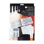 Набір для каліграфії Masterclass Set, 2 ручки, 4 пера, 12 картриджів, конвертер, Manuscript