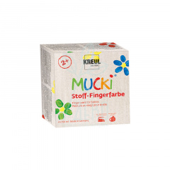 Набір пальчикових фарб по тканині "Mucki Textil", 4х150 мл, Kreul