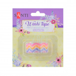 Стрічка паперова самоклеюча "Color waves", 1,5 см х 5 м, Santi