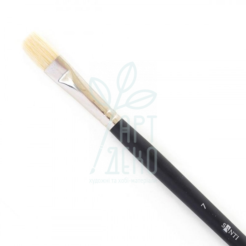 Пензель Щетина плоска Highly Pro, д. р., Santi 