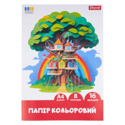 Набір паперу кольорового Classic, А4 (21х29,7 см), 65 г/м2, 16 л., 1Вересня 