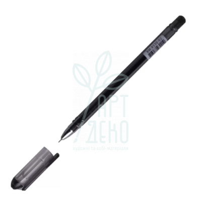 Ручка гелева Goal, 0,5 мм, чорна, Buromax