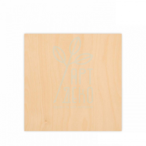Заготовки для випалювання "Квадрат", фанера, 15x15 см, 2 шт., ROSA TALENT