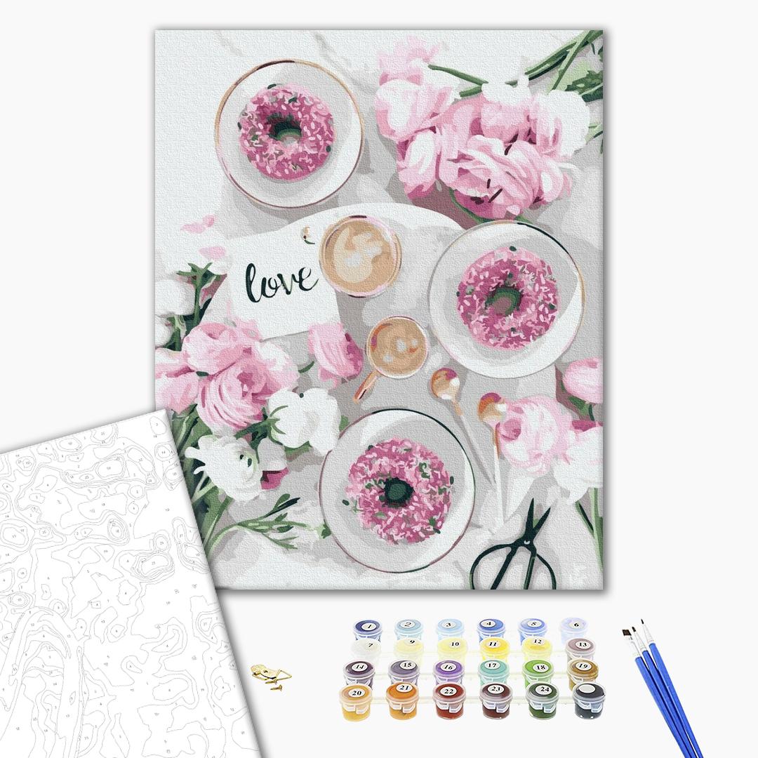 Набір для розпису за номерами "Ніжний флетлей", 40х50 см, Україна