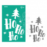 Трафарет багаторазовий самоклеючий Елементи та написи, №3056, серія "Новий рік",13х20см, ROSA Talent