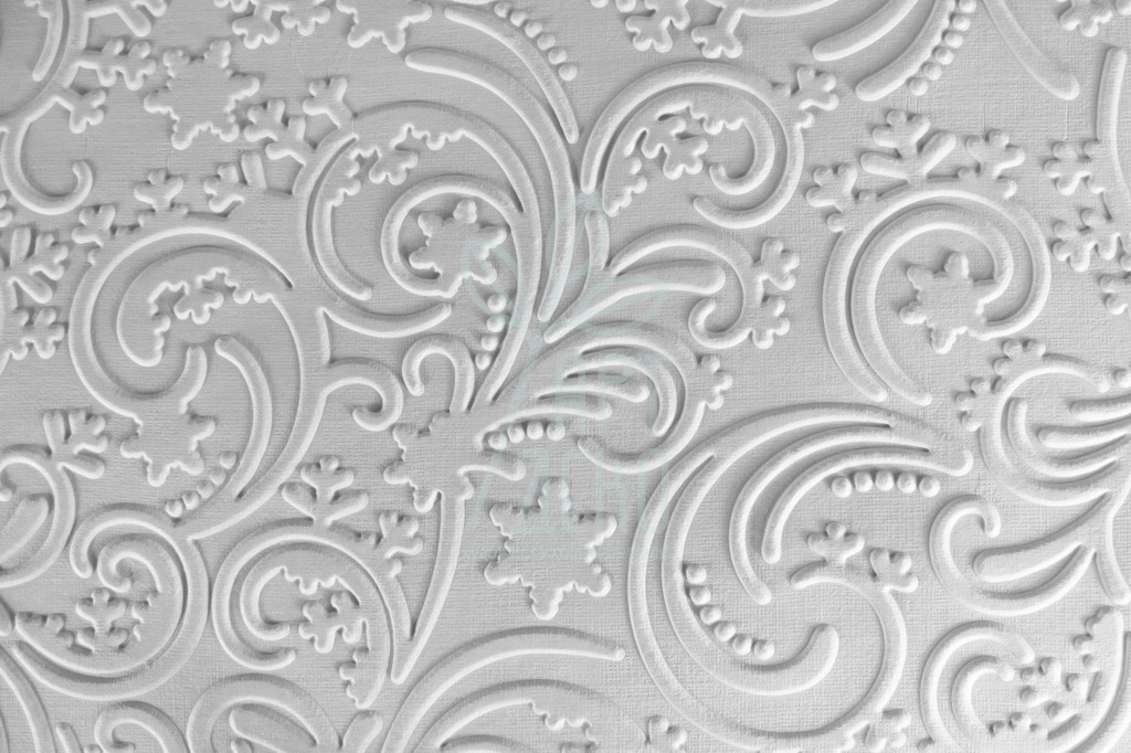 Папір текстурований, тиснений "Орнамент 1", білий, 13х18 см, Україна