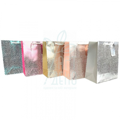 Пакет подарунковий "Візерунки", 26х30х13 см, Україна